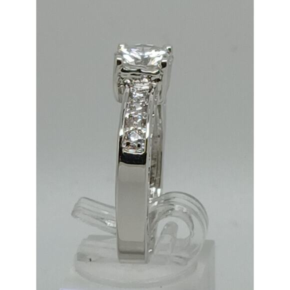 2 CT Unique Vintage Gold Plated Round Brilliant Sim Diamond CZ Engagement Ring 8 - Picture 5 of 10